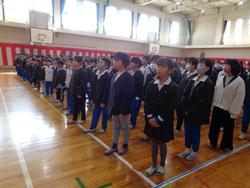 令和7年度修了式の様子