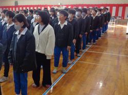 令和7年度修了式の様子