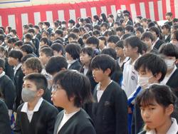 令和7年度修了式の様子