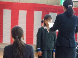 令和7年度修了式の様子