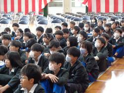 令和7年度修了式の様子