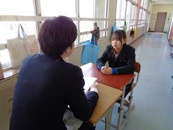 修了式後の学級活動