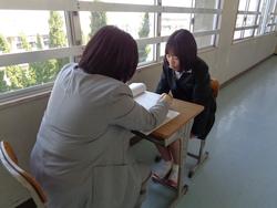 修了式後の学級活動