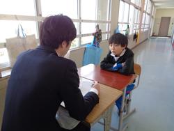 修了式後の学級活動