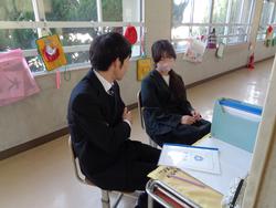 修了式後の学級活動