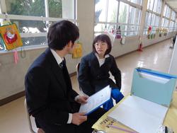 修了式後の学級活動