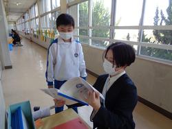 修了式後の学級活動