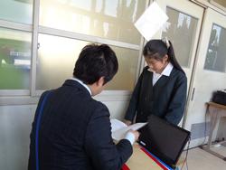 修了式後の学級活動