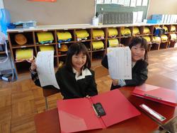 修了式後の学級活動