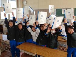 修了式後の学級活動