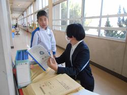 修了式後の学級活動