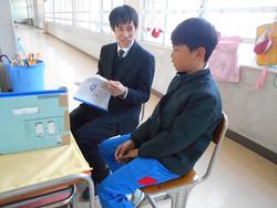 修了式後の学級活動