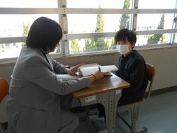 修了式後の学級活動