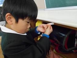 修了式後の学級活動