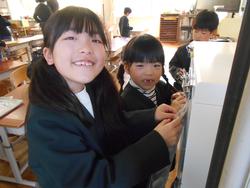 修了式後の学級活動