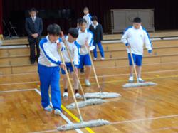 6年生 始業式・入学式の準備