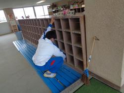 6年生 始業式・入学式の準備