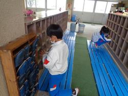 6年生 始業式・入学式の準備