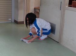 6年生 始業式・入学式の準備