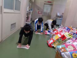 6年生 始業式・入学式の準備