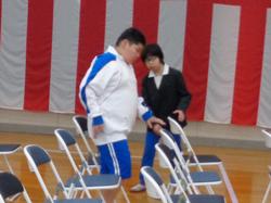 6年生 始業式・入学式の準備