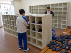 6年生 始業式・入学式の準備