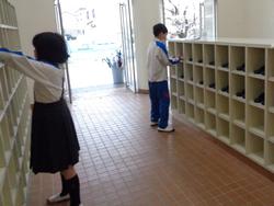 6年生 始業式・入学式の準備