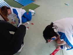 6年生 始業式・入学式の準備