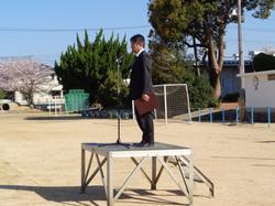 1学期始業式の様子