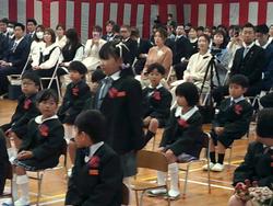 入学式の様子