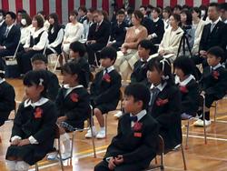 入学式の様子
