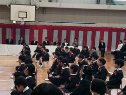 入学式の様子