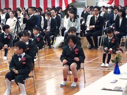 入学式の様子