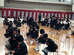 入学式の様子
