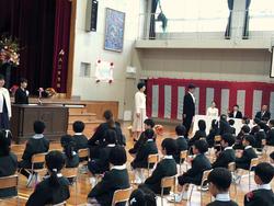 入学式の様子