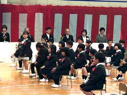 入学式の様子