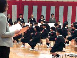 入学式の様子