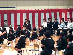 入学式の様子
