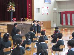 入学式の様子