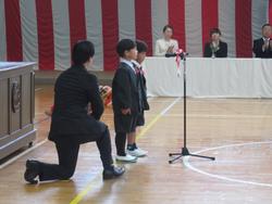 入学式の様子