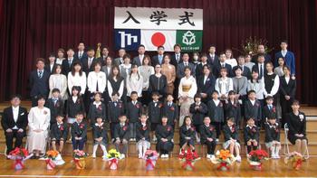 入学式の様子