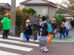 今日の集団登校