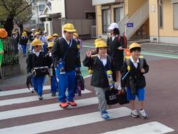 今日の集団登校