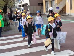 今日の集団登校