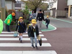 今日の集団登校