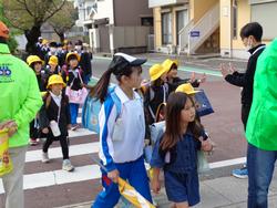 今日の集団登校