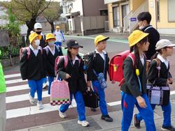 今日の集団登校