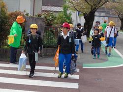 今日の集団登校