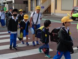 今日の集団登校