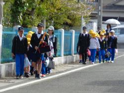 今日の集団登校